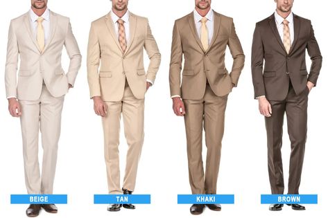 Beige isn’t a color that typically inspires much enthusiasm. Don’t let your eyes glaze over with boredom when you hear about beige, though! Instead, you should be getting amped up to run out and buy a beige suit. Beige is a versatile color choice, and it can level-up your suit game. Read on to discover […] The post Beige Suit Color Combinations with Shirt and Tie appeared first on Suits Expert. Beige And Brown Groomsmen Suits, Beige Men Suit Outfit, Cream And Tan Groomsmen, Men’s Tan Suit Outfit, Men Tan Suit Outfit, Tan Three Piece Suit, Tan Color Suits For Men, Mens Tan Suit Combinations, Tan Men’s Suit Wedding