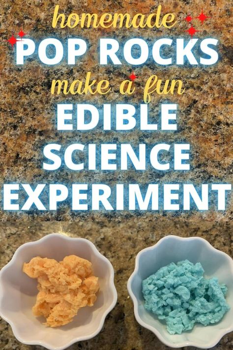 Diy Pop Rocks, Make Crystals With Kids, How Its Made, Best Science Experiments For Kids, Snack Crafts, Pa Day Activities For Kids, Activities For Afterschoolers, No Cooking Recipes For Kids, Edible Science Experiments