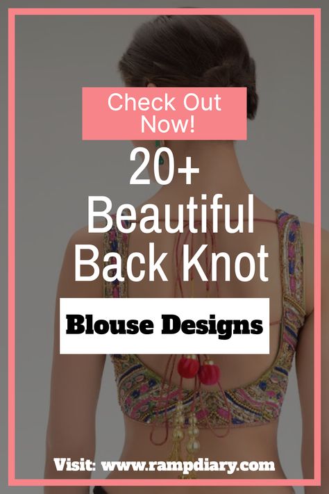 Back knot blouse designs Back Knot Blouse Designs, Back Knot Blouse, Knot Blouse Design, Knot Blouse, Christian Graphic Tees, Runway Jewelry, Backless Blouse Designs, Fashionable Saree Blouse Designs, Knotted Blouse