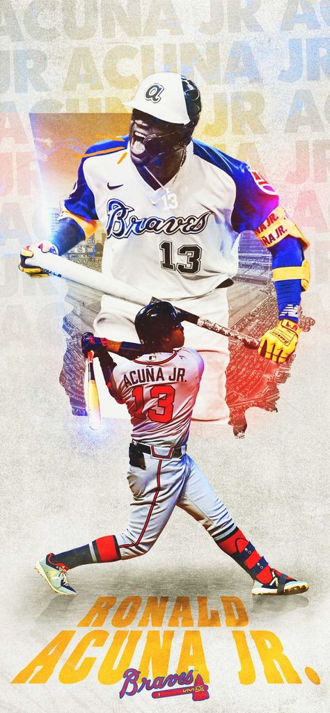 Download Free Ronald Acuna Jr Wallpaper. Discover more Atlanta Braves, Baseball, Braves, Major League, MLB wallpaper. Ronald Acuna Jr Wallpaper, Atlanta Braves Iphone Wallpaper, Atlanta Braves Wallpaper, Brave Wallpaper, Baseball Backgrounds, Ronald Acuna Jr, Baseball Wallpaper, Mlb Wallpaper, Baseball Photography