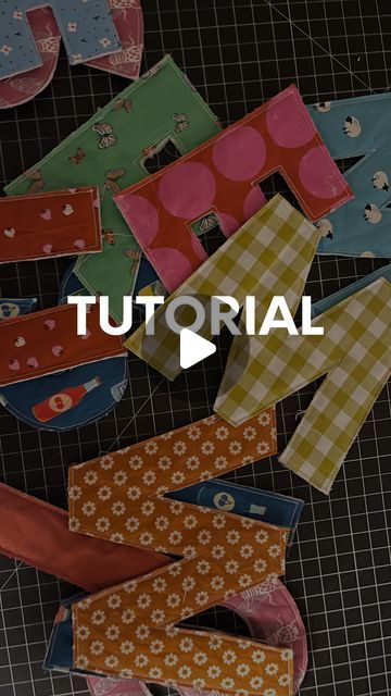 Cool People Sew on Instagram: "Simple letter garland tutorial here for all your event hosting, birthday party banners, decorations and more! And check out all the summer sewing for your kiddos!  . Comment here 👇🏻 if this is helpful and you would like to see more sewing tutorials from us! . #coolpeoplequilt #coolpeoplesew #sewingisfun #sewingismysuperpower #homedecor #handmadedecor #duluthga #sewduluth" Diy Birthday Garland Banner, Sew Birthday Banner, How To Sew Letters, Banner Making Ideas, Diy Fabric Birthday Banner, Quilted Happy Birthday Banner, Diy Simple Birthday Decorations, Quilted Birthday Banner, Felt Happy Birthday Banner