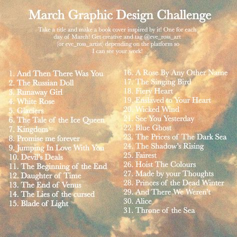 Canva Design Challenge, Graphic Design Portfolio Prompts, Graphic Design Challenges, Graphic Design Prompts 30 Day, Graphic Design Passion Project, Poster Challenge Graphic Design, Logo Design Prompts, Graphic Design Challenge Ideas 30 Day, Dopamine Reset