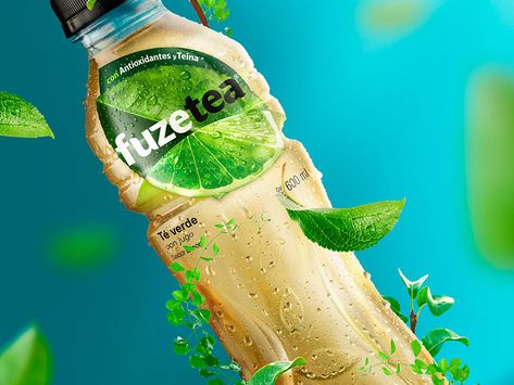 Fuze tea Poster 02: Poster development for Fuze Tea (Coca-Cola Company) Beverage Campaign, Fuze Tea, Tea Poster, March Themes, Beverage Photography, Tea Packaging Design, Juice Packaging, Graphic Design Website, Key Visual