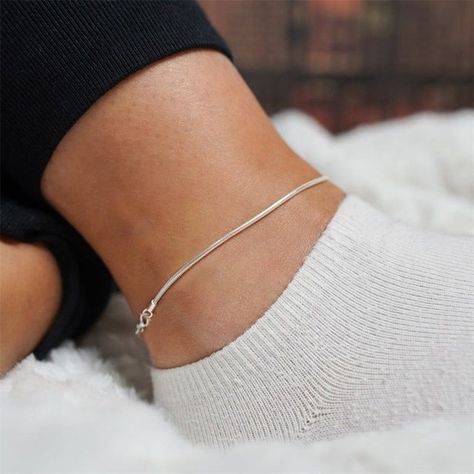 ✨ Add a touch of elegance to your step with our Stainless Steel Adjustable Anklets! Available in stunning Steel, Gold, and Rose Gold Snake Chain designs. Perfect for elevating any outfit! ✨ 💕 LIMITED TIME ONLY at just $14.95! 💕 Shop now and shine with style! Link in bio. #anklets #cj #cj10 #jewelry #luckeladybug #new #womens #fashion #accessories #style Simple Anklets Silver, Silver Anklet Design Simple, Step Chain, Payal Design, Anklet Design, Elegant Anklet, Silver Chain Anklet, Silver Anklets Designs, Rose Gold Anklet