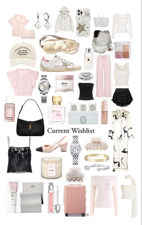 Pink Aesthetic Designer Brands, Pink Stockholm Aesthetic, Pink Stockholm Style, Luxury Pink Everyday Bags, Coquette Winter Essentials, Aesthetic Pink Makeup, Popular Gifts For Teens, Wish List For Teens, Victoria’s Secret Aesthetic Pink