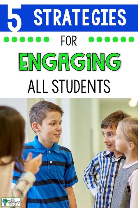 Need strategies to increase student engagement? This post has simple ideas for teachers to engage students in their activities. Perfect for elementary science and math classrooms! Get and keep students on task and engaged in your lessons. These activities are perfect for maintaining good classroom management so that students can learn the content. #5thgrade #4thgrade #activities #learningstrategies Classroom Engagement Strategies, Student Engagement Activities, Gifted Classroom, Student Engagement Strategies, Classroom Engagement, Student Voice, Ideas For Teachers, Science Vocabulary, Interactive Classroom