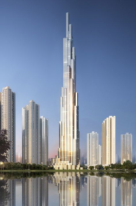 Vincom Landmark 81 Facts and Information – The Tower Info Landmark 81, Futuristic Building, Modern Skyscrapers, Interesting Architecture, Future Buildings, Desain Editorial, Skyscraper Architecture, South Vietnam, Art Landscapes