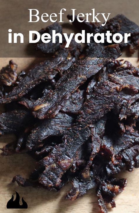 beef jerky in a dehydrator Beef Jerky Marinade, Jess Pryles, Jerky Recipes Dehydrator, Make Beef Jerky, Jerky Marinade, Smoked Beef Jerky, Beef Jerky Recipe, Teriyaki Beef Jerky, Homemade Beef Jerky