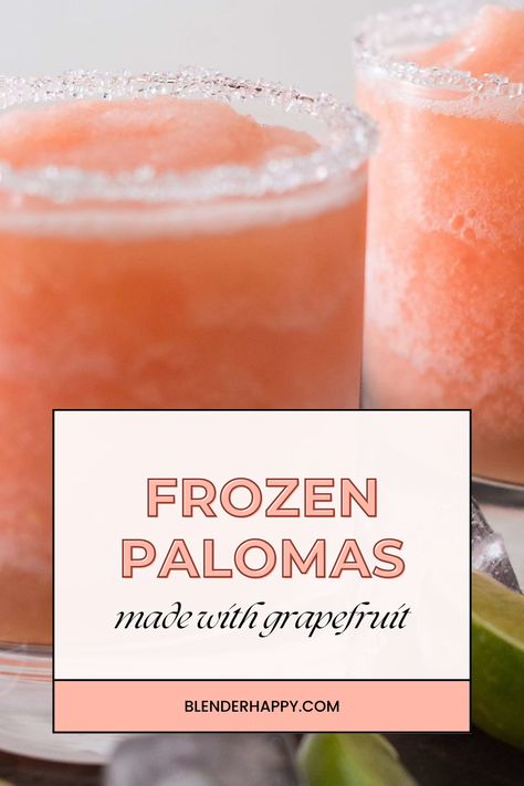 Frozen Palomas are a refreshing and delicious summer drink that will cool you down on hot days. This cocktail is a variation of the classic Paloma, a popular Mexican cocktail made with tequila and grapefruit soda. Our recipe uses ruby red grapefruit and ice to make the perfect slushy cocktail. Frozen Paloma, Tequila Based Cocktails, Classic Tequila Cocktails, Mexican Cocktail, Mexican Cocktails, Yummy Summer Drinks, Blender Muffins, Tequila Cocktail, Ruby Red Grapefruit