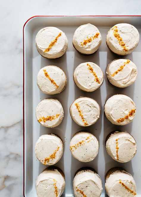 Cardamom Cupcakes with Brown Butter Buttercream — Fix Feast Flair Savory Cakes, Slow Cooker Desserts, Think Food, Savoury Cake, Food Cakes, How Sweet Eats, Brown Butter, Healthy Dessert, Cupcake Recipes