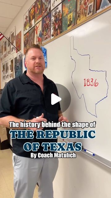 Tumbleweed TexStyles on Instagram: "Our Co-Founder Coach Matulich is throwin down a #txhistory lesson for you all today. Watch to learn the history of the Republic of Texas and how #Texas got it’s shape. We are prepping you with all the knowledge you need to know for the best holiday of the year. #TexasIndependenceDay #texasforever #texasproud #TWTLIFE #teacher #texastech" Texas Independence Day, Republic Of Texas, Texas Forever, Texas Tech, Co Founder, The Republic, Got It, Holiday Fun, The History