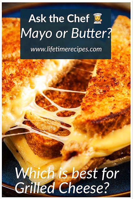 Lifetime Recipes: *TIPS: Which is Best for Grilled Cheese…Mayo or Bu... Grilled Cheese Mayo Instead Of Butter, Mayo Grilled Cheese, Mayonnaise Grilled Cheese, Grilled Cheese With Mayo, Make Mayonnaise, Crispy Grilled Cheese, Lite Meals, Making Grilled Cheese, Grill Cheese Sandwich Recipes