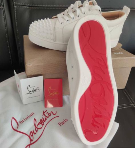 Christian loubuitton red bottom sneakers #dhgate #dhgatefinds #designerdupes #luxuryforless Follow my shop @hkadavy on the @shop.LTK app to shop this post and get my exclusive app-only content! #liketkit #LTKshoecrush #LTKFind #LTKstyletip @shop.ltk https://liketk.it/3Z1Uy Red Bottoms Sneakers Women, Red Bottom Shoes Christian Louboutin, Red Bottom Shoes Women, Loubuitton Shoes, Red Bottoms Outfit, White Red Bottoms, Pink Red Bottoms, Louboutin Sneakers Women, Louboutin Shoes Outfit