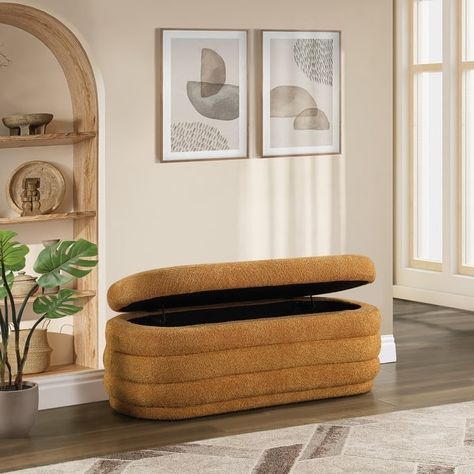 Clifford Storage Bench - Bed Bath & Beyond - 39057693 Bench Bed, Tufted Storage Bench, Bed Bench, Furniture Outlet Stores, Storage Compartments, Living Room Seating, Bench With Storage, Indoor Furniture, Bench Furniture