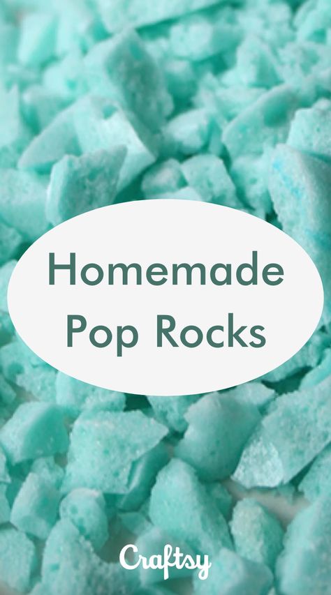 Rock Candy Suckers, Diy Pop Rocks Candy, Pop Rock Candy Recipe, Diy Pop Rocks, Homemade Pop Rocks Candy Recipes, Pop Rock Desserts, Pop Rocks Recipe, Pop Rock Recipes, Fun Sweets To Make