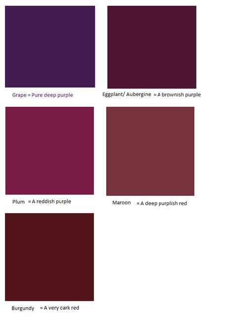 burgundy vs. maroon - Google Search Plum Nails, Shades Of Maroon, Purple Red Color, Trend Forecast, Hair Color Burgundy, Deep Winter, Blonde Hair With Highlights, One Colour, Winter Trends