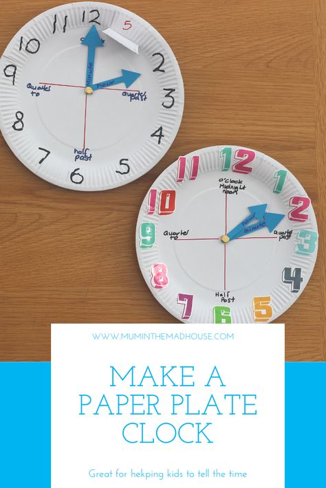 2nd Grade Clock Activities, Tell The Time Activities, Time Year 1, 2nd Grade Telling Time Activities, Time Maths Activities, First Grade Telling Time, Telling Time 1st Grade, Learning How To Tell Time, Clock Activities For Preschool