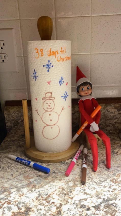 Elf On The Shelf New Years Ideas, Elf Has N The Shelf Ideas, Elf On The Shelf Jokes, Christmas Facts, Elf Shenanigans, Elf Ideas Easy, Baby Elf, Elf Magic, Awesome Elf On The Shelf Ideas