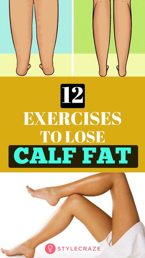 12 Exercises To Lose Calf Fat And Diet And Lifestyle Tips For Slim Calves: Are you unhappy with the size of your calves? Do they look disproportionate and fat compared to your thighs and overall body? If you tend to accumulate fat on the back of the lower legs, we have the perfect solution. Just make a few changes to your workout, diet, and lifestyle, and you can get long and slender calves in a jiffy. Keep reading! #exercises #health #fitness #diet #tips Fitness Before After, Reading Exercises, Slim Calves, Calf Exercises, Leg Exercises, Core Workouts, Workout Diet, Exercise Routine, Calf Muscles