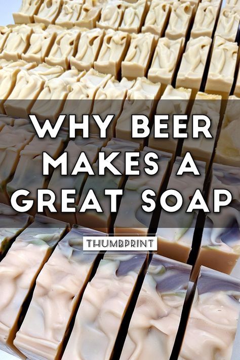 Soap Eyebrows, Beer Soap Recipe, Diy Soap Bars, Easy Soap Recipes, Cold Process Soap Recipes, Beer Soap, Soap Making Recipes, Brewers Yeast, Makeup Removal