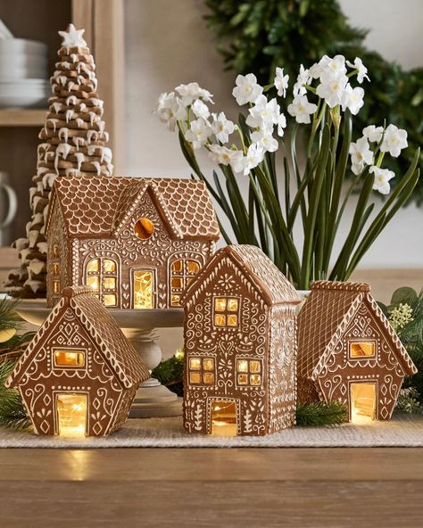 Our Holiday Headquarters are now open… because true holiday lovers know it’s never too early to scoop up festive favorites! Tap our link in bio to shop your faves before they sell out. Pottery Barn Christmas Decor, Pottery Barn Christmas, Gingerbread Christmas Decor, Gingerbread Village, Gingerbread House Decorations, Christmas Gingerbread House, House Decorations, Gingerbread Houses, Village Houses