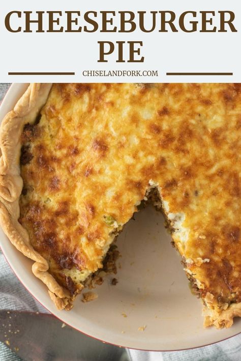 Hamburger Meat Recipes With Pie Crust, Pie Crust Hamburger Recipes, Meal With Pie Crust, Pie Meals Dinners, Ground Beef And Pie Crust Recipes, Pie Crust Dinner Recipes Ground Beef, Cheeseburger Pie With Pie Crust, Pie Crust Casserole, Dinner In Pie Crust