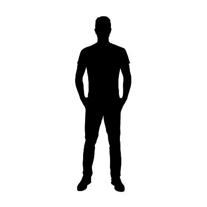 Men Sillouhette, Man Silhouette Drawing, Mens Silhouette, Guy Silhouette, Male Silhouette, Concept Tattoo, Chest Tattoo Stencils, Silhouette Of A Man, Man Silhouette