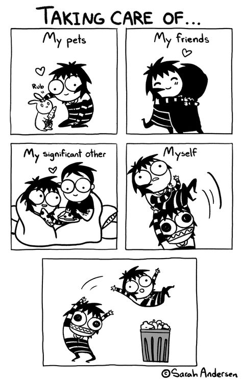 Sarah Anderson Comics, Cassandra Calin, Sarah Andersen, Sarah's Scribbles, Sarah Anderson, 4 Panel Life, Funny Comic Strips, Comics Memes, Memes Humor