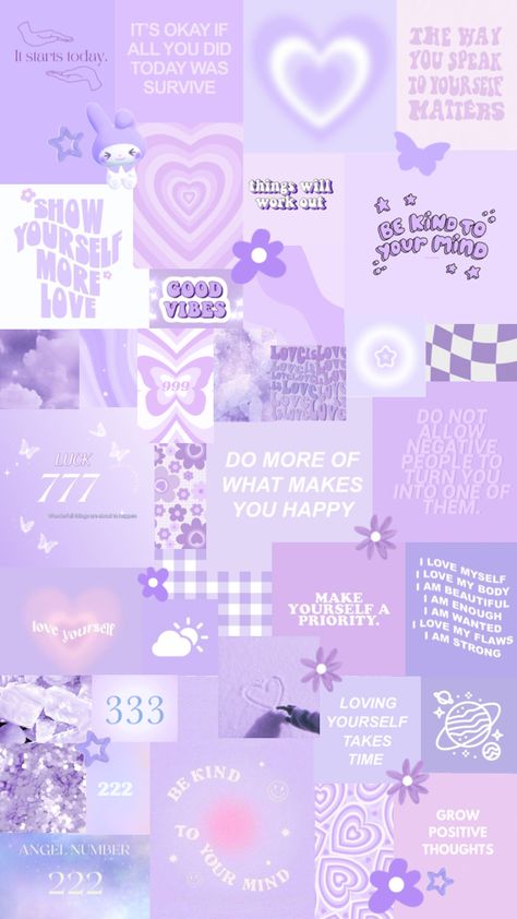 #myfirstshuffle #aesthetic #purple #pastel #pastelpurple #purplemoodboard #purplecollage #purplewallpaper #purpleaesthetic #wallpaper #motivation #positive #positiveenergy Preppy Aesthetic Wallpaper, Purple Butterfly Wallpaper, Light Purple Wallpaper, Purple Aesthetic Background, Iphone Wallpaper Preppy, Pink And Purple Wallpaper, Whatsapp Wallpaper Cute, Iphone Wallpaper Classy, Pretty Wallpapers Tumblr