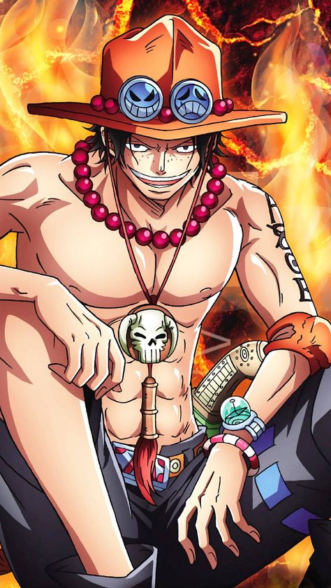 One Piece Wallpaper Zoro, Ace Donut, One Piece Wallpaper Desktop, One Piece Wallpaper Luffy, One Piece Wallpaper Aesthetic, Fire Fist Ace, Ace Onepiece, Zoro Manga, Ace Anime