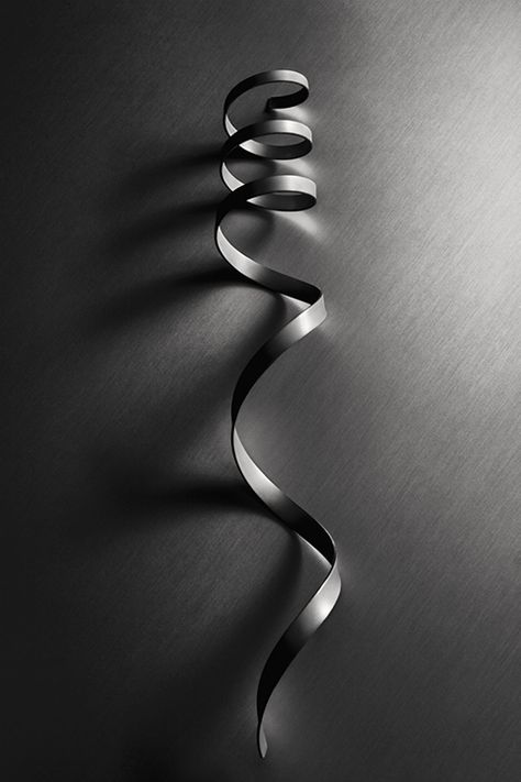 Aluminum Constructions by William Castellana, via Behance Curved Lines Photography, Abstract Paper Photography, S Curve Photography, Deconstructivism Architecture, Understanding Photography, Form Photography, Shape Photography, Line Artist, Paper Photography