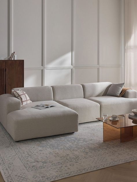 OPA Living – OPA LIVING Beige Bank, Trendy Sofas, Contemporary Lounge, Sofa Beige, U Shaped Sofa, Modul Sofa, Stylish Sofa, Contemporary Sofa, Sofa Shop