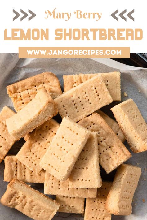 In this blog, I will share with you a Mary Berry Lemon Shortbread Recipe that is extremely delicious. #MaryBerryLemonShortbread #Recipe Mary Berry Shortbread, Mary Berry Recipes Baking, Mary Berry Christmas, Mary Berry Cooks, Best Shortbread Cookie Recipe, Best Shortbread Cookies, Berry Cookies, Tom Kerridge, Lemon Shortbread