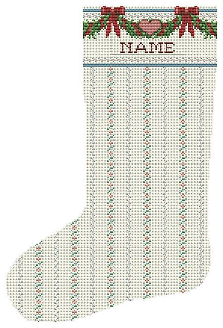 Cross Stitch Christmas Stockings Pattern, Needle Point Stockings Christmas Pattern, Heirloom Stocking, Free Christmas Cross Stitch Patterns, Christmas Cross Stitch Alphabet, Free Christmas Cross Stitch, Christmas Cross Stitch Ornaments, 2024 Manifesting, Christmas Cross Stitch Patterns Free