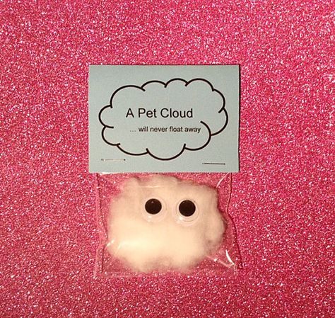 Pet Cloud, Cloud Wedding, Silly Gifts, Anniversaire Diy, Birthday Gifts For Teens, Navidad Diy, Favors Wedding, Weird Stuff, Dessin Adorable