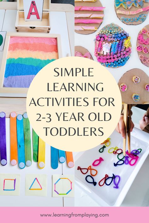 Montessori, Learning For 1 Year, Activity For Two Year Olds, Open Ended Activities For Toddlers, Toddler Art Activities, Crafts For Toddlers Easy, Two Years Old Activities, Homeschool Preschool Activities, Toddler Ideas