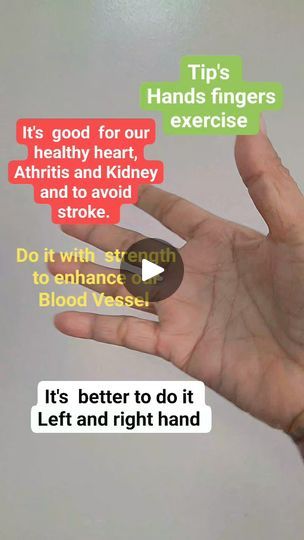 100 reactions · 11 shares | Hands finger  exercise, it's  good for our healthy heart, Athritis and Kidney try it.  #engaging #interesting   #advice #viralpost   #blessed #followers   #Informative #viralreelsシ | Victoria Ribano | Musway Studio · Dance (No Copyright Music), Version 1 Studio Dance, Constant Headaches, Finger Exercises, No Copyright Music, Healthy Heart, Copyright Music, Trigger Points, Senior Fitness, Belly Workout