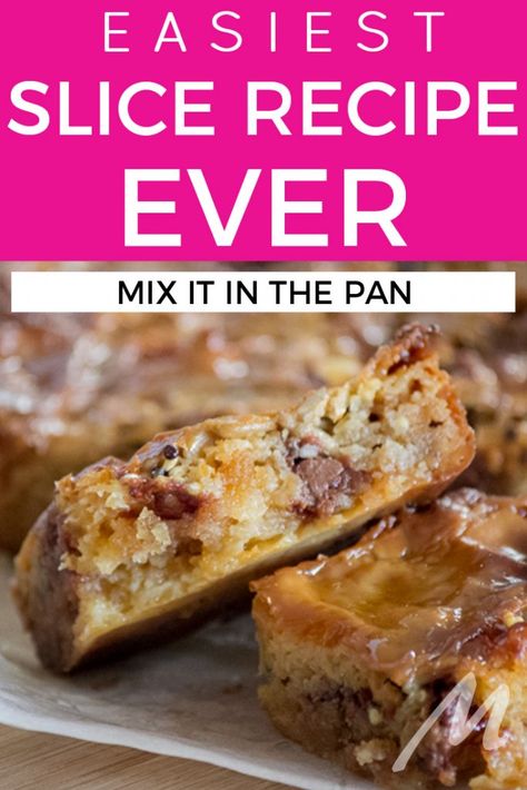 Tray Bake Recipes Sweets, Carmel Slices Recipe, Quick Squares Recipes, Thermomix Slice Recipes, Quick And Easy Slices, Healthy Slices Recipes, Condensed Milk No Bake Recipes, Quick Slices Recipes, No Bake Slice Recipes