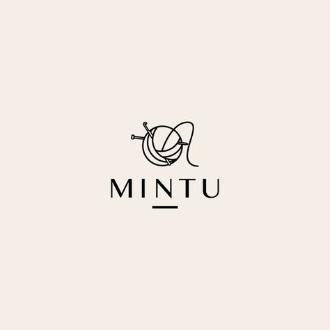 #logo #design #branding #identity #design #graphicdesign #wool #knitt Korean Logo, Small Business Logo Design, Design Branding Identity, Free Business Logo, Branding Identity Design, Logo Desing, Graphic Design Fashion, Small Business Logo, Logo Design Branding