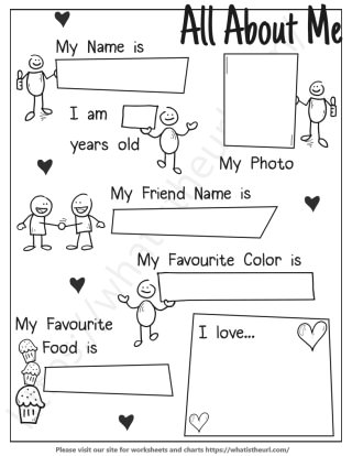 About Me English Worksheet, English Projects For Kids, All About Me Ideas, About Me Worksheet, Me Worksheet, All About Me Poster, All About Me Worksheet, About Me Template, All About Me Preschool