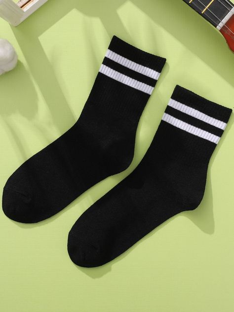 Aesthetic Socks, Pretty Socks, Socks Aesthetic, Dr Shoes, Sock Outfits, Cyberpunk Fashion, Black Socks, Funny Socks, Striped Socks