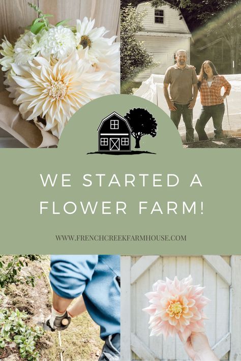 How To Become A Flower Farmer, Flower Farm For Beginners, How To Start A You Pick Flower Farm, Start A Flower Farm, Small Flower Farm Layout, Cut Flower Farm Layout, Floret Flower Farm, Flower Farm Photoshoot Ideas, U Pick Flower Farm Ideas