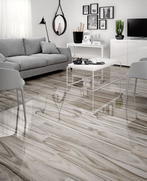 Tiles For Living Room Floor, Gray Wood Tile Flooring, Paint Tiles, Grey Wood Tile, Bedroom Tile, Tiled Bathroom, Tile Paint, Porcelain Wood Tile, Tile Floor Living Room