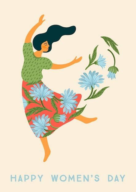 Dancing Woman Illustration, Dancing Woman Painting, Womens Day Painting, Dancing Woman Drawing, Woman Dancing Illustration, Womans Day Poster, Dancing Illustration Art, Sb Poster, Women Day Poster