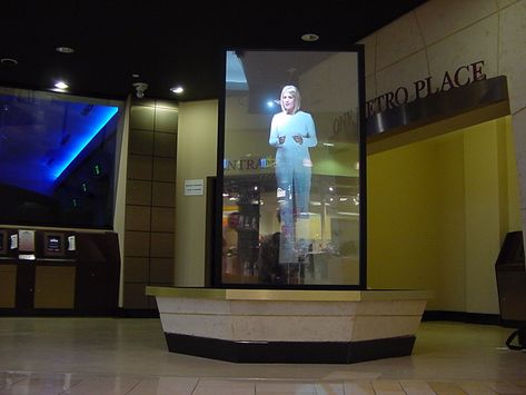 Holograms 3D Holographic Projection - Laser Magic Productions Hologram Projection, Hologram Technology, Film Projection, Holographic Projection, 3d Holographic, Rear Projection, Interactive Exhibition, Holography, Projection Screen