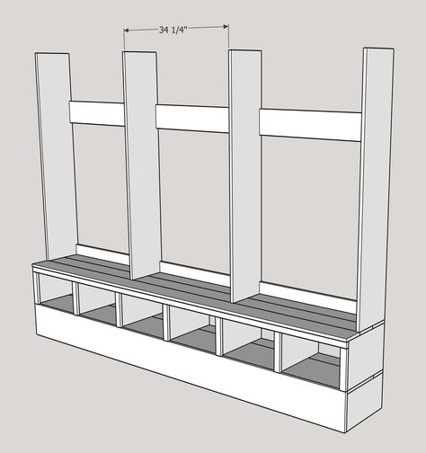 Cubby Diy, Entry Lockers, Built In Cubby, Garage Lockers, Entry Way Lockers, Plank And Pillow, Mudroom Cubbies, Mudroom Remodel, Sports Locker