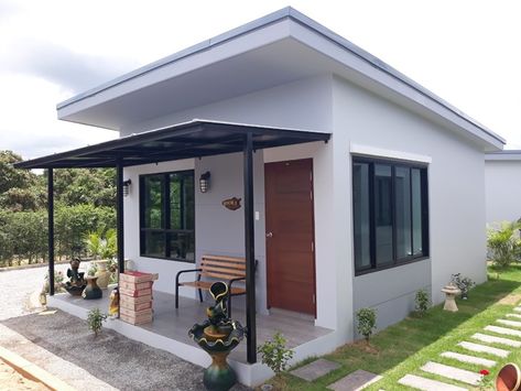 Bilik Tidur Kecil, Rumah Moden, Small House Design Philippines, Low Budget House, Small House Exteriors, Philippine Houses, Home Designs Exterior, Pelan Rumah, Small House Layout