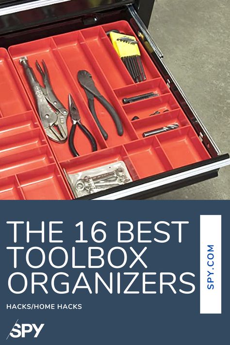 Keep your tools organized in the best toolbox organizers, best toolbox organizers, organization tips. Craftsman Toolbox Organization, Organized Tool Box Drawers, Organize Tool Box Ideas, Tool Drawer Organization Ideas, Tool Box Drawer Organization, Diy Tool Box Organization, Us General Tool Box Ideas, Tool Boxes Ideas, Toolbox Organization Ideas