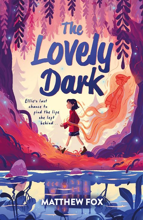 Matthew Fox - The Lovely Dark - Published by Published by Hodder Children's Books (6 July 2023) Ya Book Covers, Childrens Book Cover, Matthew Fox, Enchanted Book, Story Books Illustrations, Middle Grade Books, Book Cover Illustration, Always Sunny, Book Illustration Art