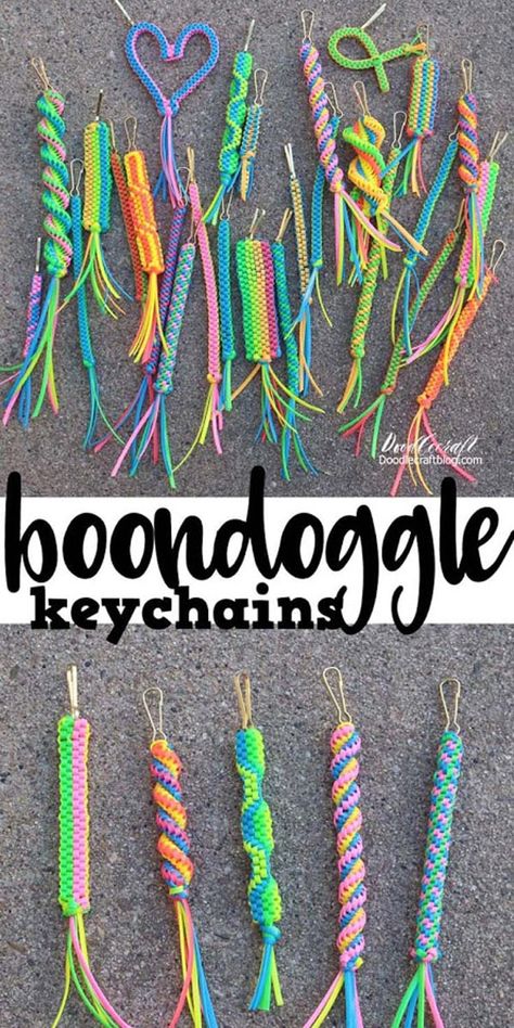 How to make boondoggle, scoubidou, Craftlace, gimp, lanyard, scoubi, scoobie, color wraps, neckspressions, or rex-lace, plastic lace, lanyard, summer crafts, summer camp, how to make, how to finish off boondoggle keychains craft. Plastic Lace Crafts, Lanyard Crafts, Plastic Lace, Summer Camp Crafts, Keychain Craft, Diy Pom Pom, Lace Crafts, Camping Crafts, Diy Keychain